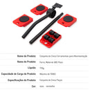 Conjunto de Ferramentas para Movimentação de Cargas Pesadas