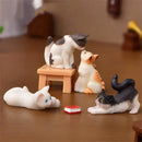 Miniaturas de Gato de Resina - Encanto e Diversão para Sua Decoração!