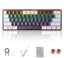 Teclado Mecânico Barato Switch Vermelho, RGB, Cabo Destacável