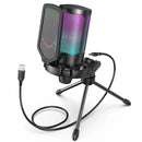 Microfone Condensador Gaming   PC, PS4, PS5, MAC