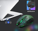 Mouse wireless Gaming Mouse 2.4G RGB  1600 Mouse For PC