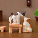 Miniaturas de Gato de Resina - Encanto e Diversão para Sua Decoração!