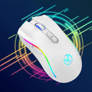 Mouse Gamer 2.4G sem Fio - RGB, Ergonômico, 7 Botões Programáveis, 4800DPI