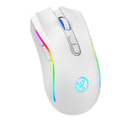 Mouse Gamer 2.4G sem Fio - RGB, Ergonômico, 7 Botões Programáveis, 4800DPI